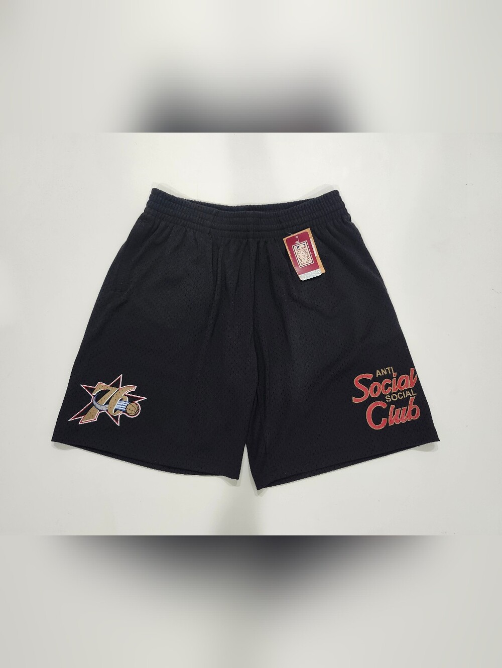 Mitchell & Ness Philadelphia 76ers ASSC X NBA Athletic Club Lockup Short Size XL
